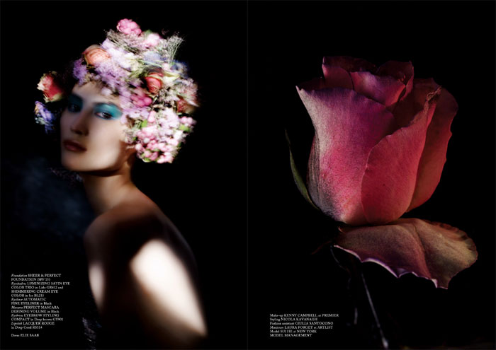 何穗登国际大刊封面 花样冬日唯美文艺范儿