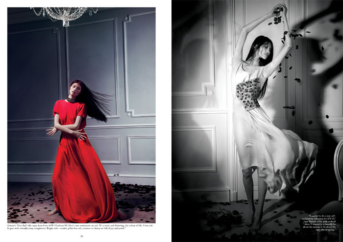 何穗登国际大刊封面 花样冬日唯美文艺范儿