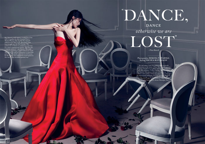 何穗登国际大刊封面 花样冬日唯美文艺范儿