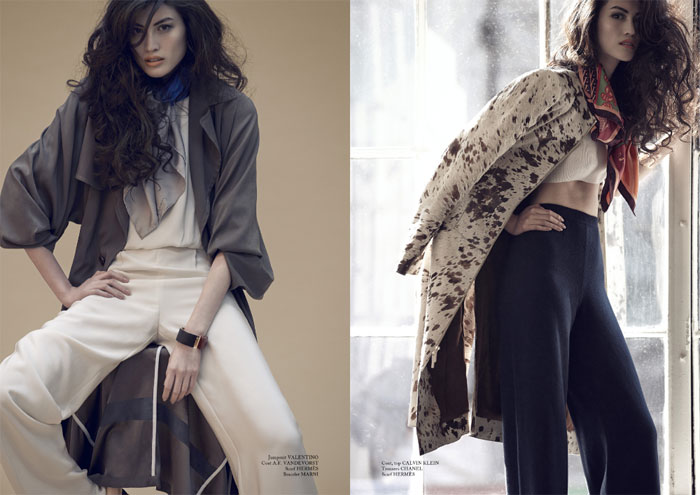 何穗登国际大刊封面 花样冬日唯美文艺范儿