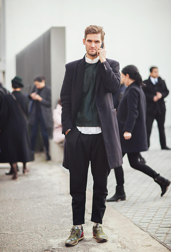 2013年12月欧美型男街拍 冬季里的潮范儿混搭秀