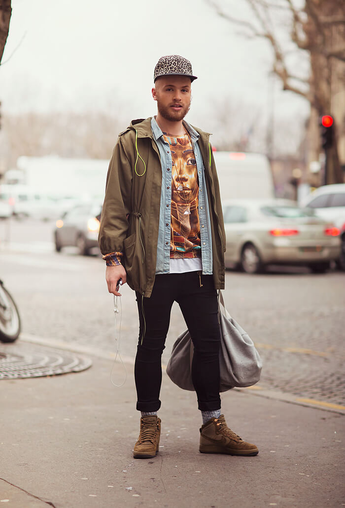 2013年12月欧美型男街拍 冬季里的潮范儿混搭秀