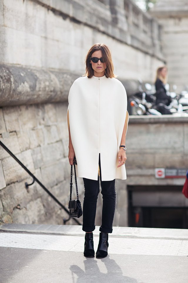 欧美街拍秀 盘点那些圆角弧线的潮流混搭术