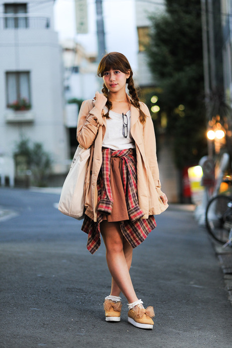 2013年12月日本潮人街拍 优雅可爱的风格搭配