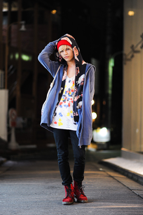 2013年12月日本潮人街拍 优雅可爱的风格搭配