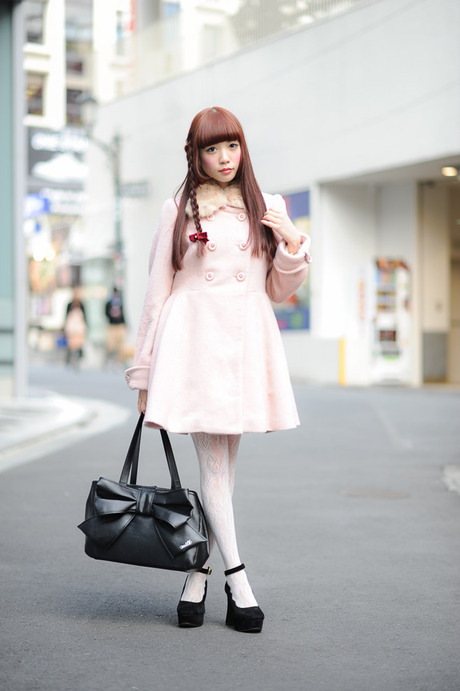 2013年12月日本潮人街拍 优雅可爱的风格搭配