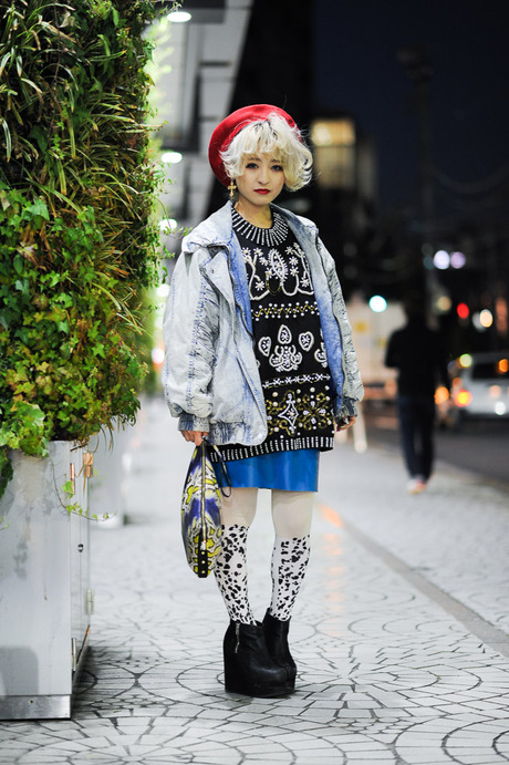 2013年12月日本潮人街拍 优雅可爱的风格搭配