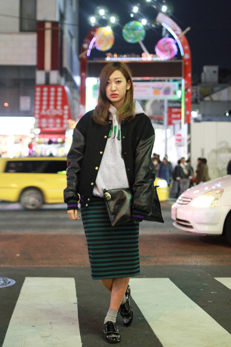 2013年12月日本潮人街拍 优雅可爱的风格搭配