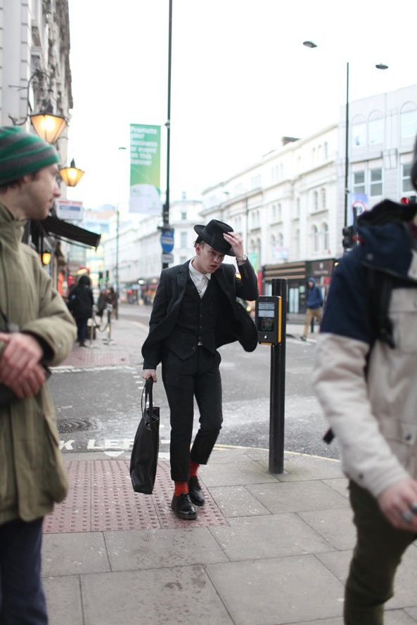 2014秋冬伦敦型男街拍:欧陆潮男時尚穿搭第一弹！