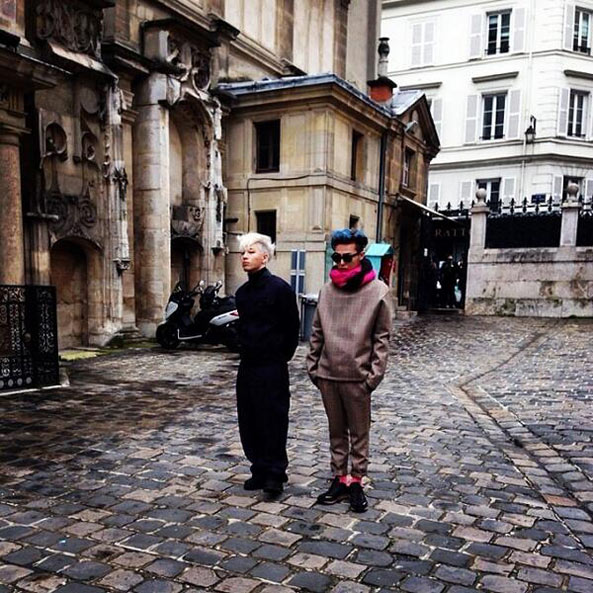 2014巴黎秋冬男装周街拍：包括BIGBANG G-Dragon、太阳等众家穿搭高手都出席了！