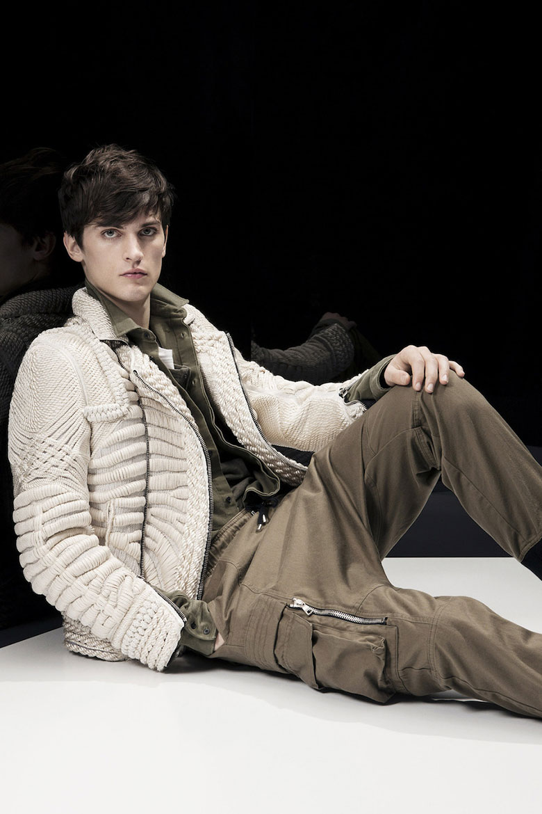 迷彩与斑马纹运用 Balmain 巴尔曼 2014秋冬系列形象搭配