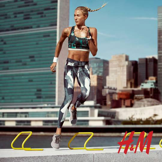 潮流运动风 H&M Sport 2014 运动造型搭配