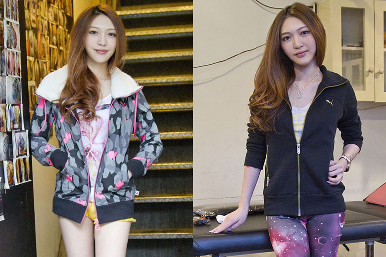台湾美女纹身师 N7恩琦 示范PUMA街头玩味搭配