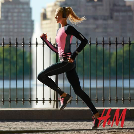 潮流运动风 H&M Sport 2014 运动造型搭配
