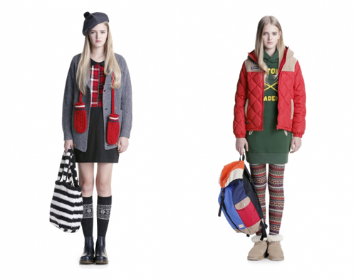 都市休闲少女风。CHOCOOLATE 秋冬LookBook