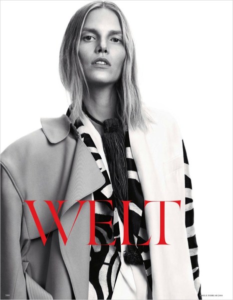 超模苏薇登德版《Vogue》封面 大秀中性风潮