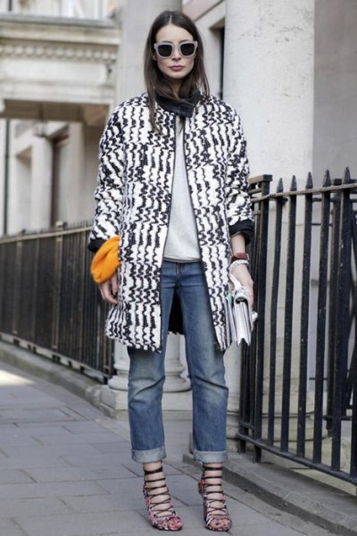 欧美潮女外套街拍 缤纷样式才够味