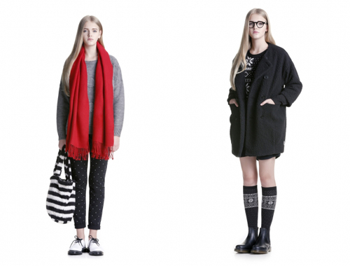 都市休闲少女风。CHOCOOLATE 秋冬LookBook