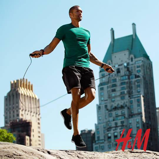 潮流运动风 H&M Sport 2014 运动造型搭配