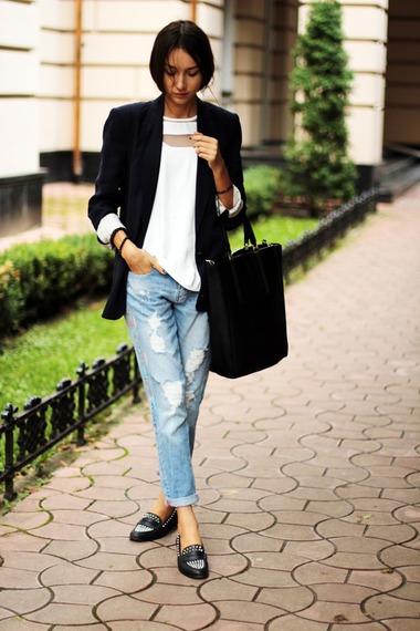 俄罗斯潮女街拍 时尚的冬季风格美搭