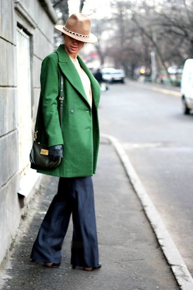 俄罗斯潮女街拍 时尚的冬季风格美搭