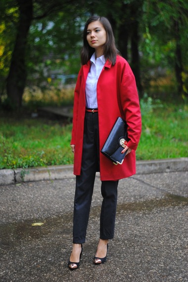 俄罗斯潮女街拍 时尚的冬季风格美搭