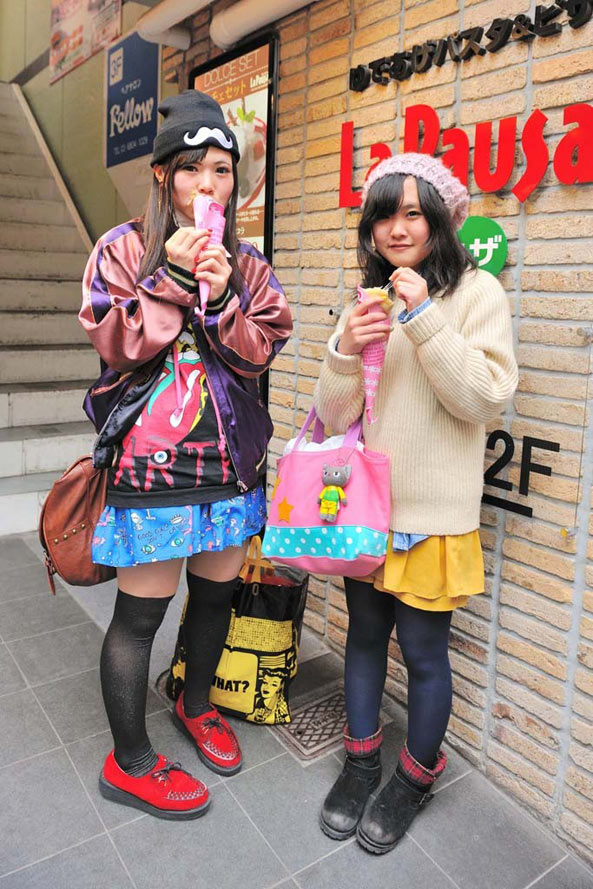 日本原宿街拍:花俏路线的原宿潮人告诉你 今季这样穿合适！