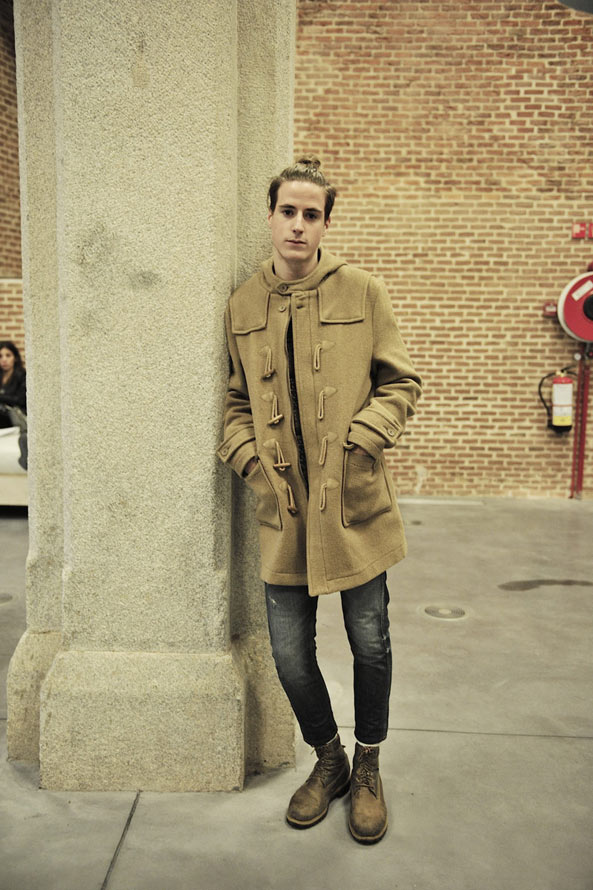 型男冬季怎么穿？看2014马德里秋冬男装周型男街拍精选
