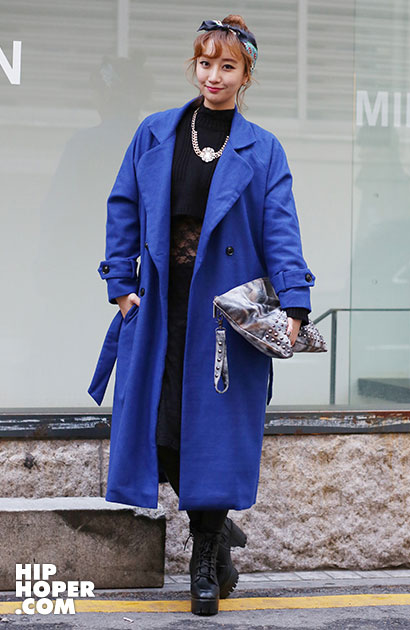 2014年1月韩国时尚街拍 实用性与时尚潮流相结合