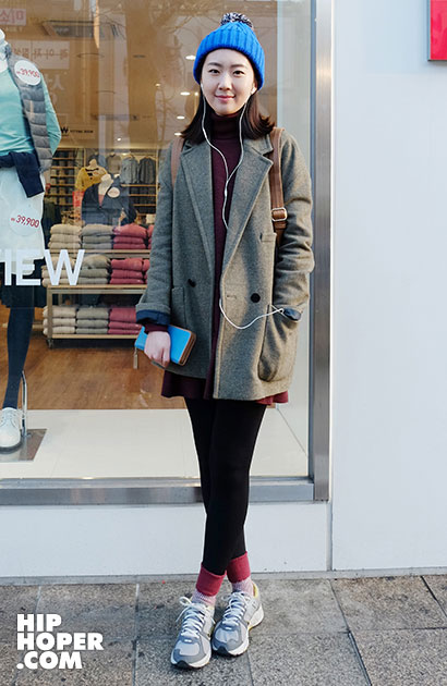2014年1月韩国时尚街拍 实用性与时尚潮流相结合