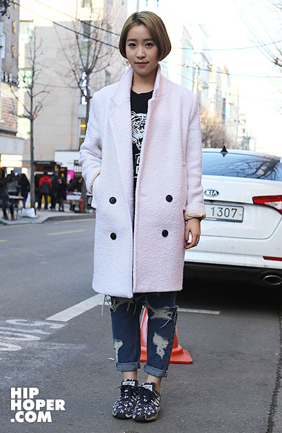 2014年1月韩国时尚街拍 实用性与时尚潮流相结合