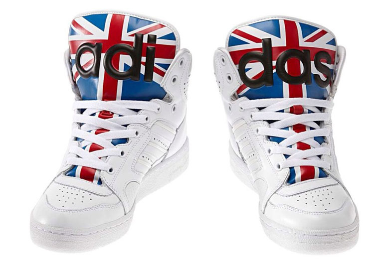 英国国旗元素 adidas Originals by Jeremy Scott Instinct High 鞋款全新配色设计