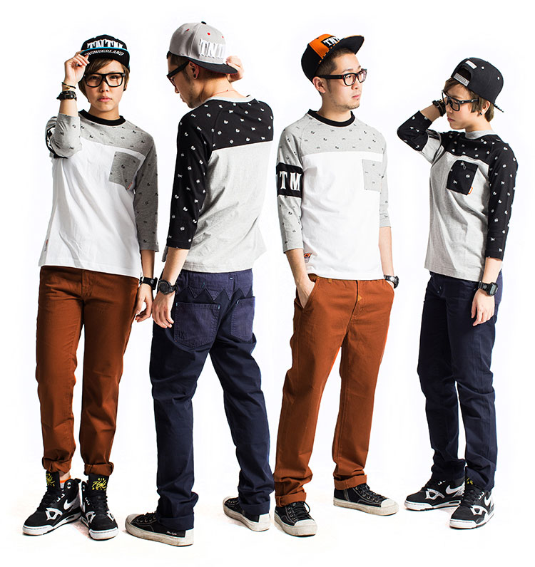 首波牛角袖T恤布裤登场 TEEN TEAM 2014 春夏系列造型搭配