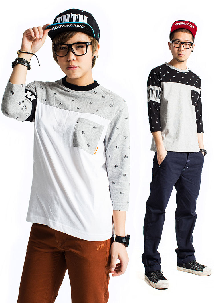 首波牛角袖T恤布裤登场 TEEN TEAM 2014 春夏系列造型搭配