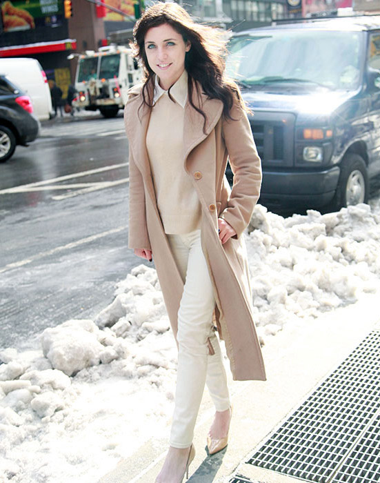 《ELLE》国外2014年2月街拍精选 生活中的平淡时尚搭配