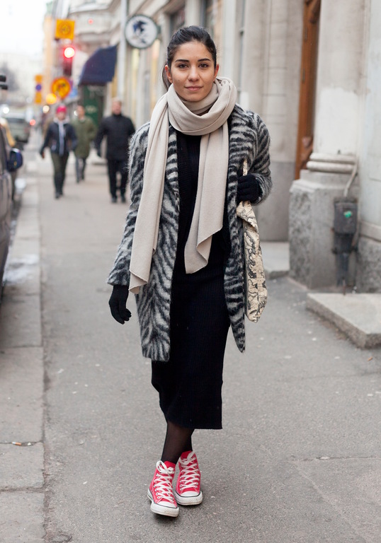 2014年1月赫尔辛基街拍 “围”美风格随心看