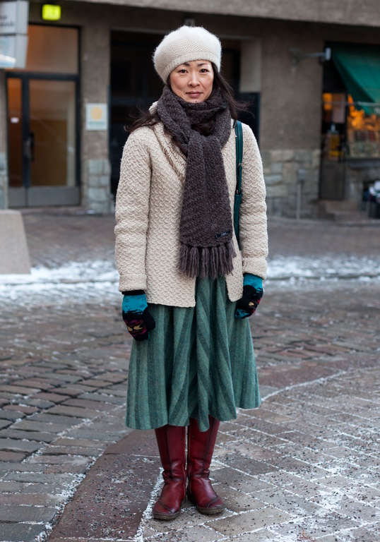 2014年1月赫尔辛基街拍 “围”美风格随心看