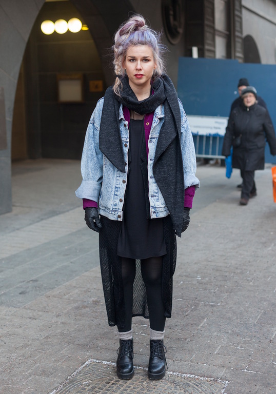 2014年1月赫尔辛基街拍 “围”美风格随心看