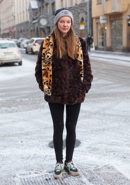 2014年1月赫尔辛基街拍 “围”美风格随心看