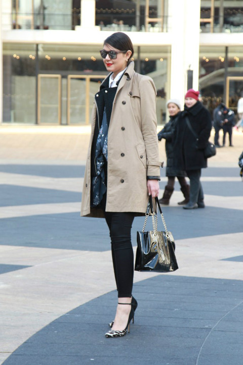 2014秋冬纽约时装周场外街拍精选