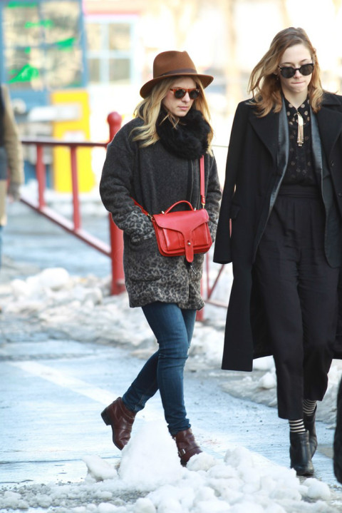 2014秋冬纽约时装周场外街拍精选