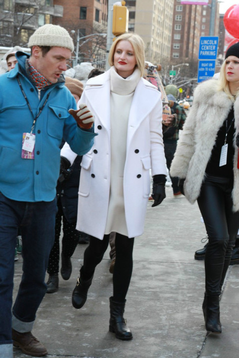 2014秋冬纽约时装周场外街拍精选