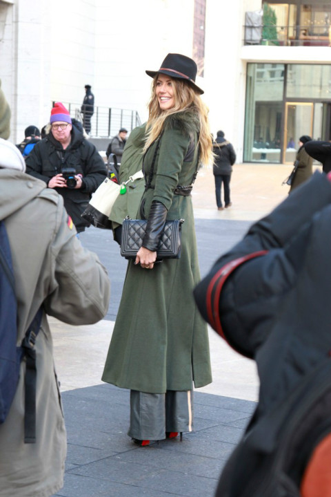 2014秋冬纽约时装周场外街拍精选