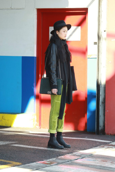 2014秋冬纽约时装周场外街拍精选