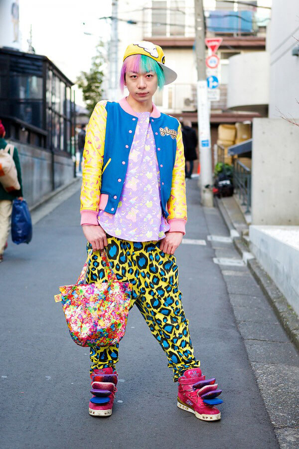 2014年2月日本潮人街拍 雷死人的造型