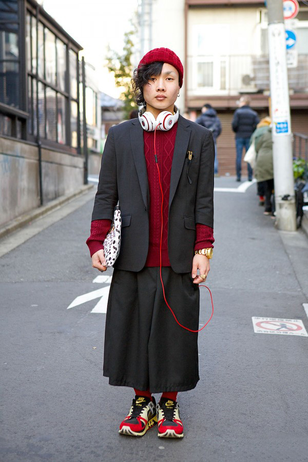 2014年2月日本潮人街拍 雷死人的造型