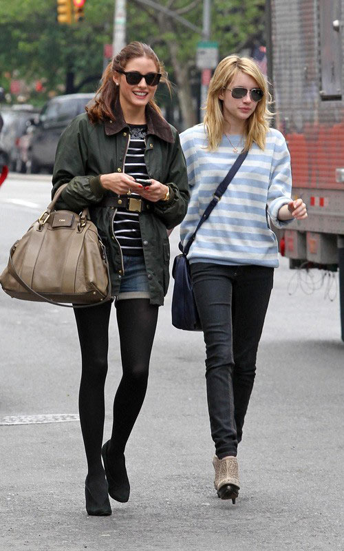 看明星们怎样将火紅的M-65军外套/夹克穿出彩