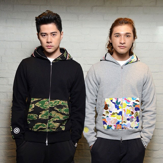 香港众多明星艺人力挺 A BATHING APE 展示迷彩风采