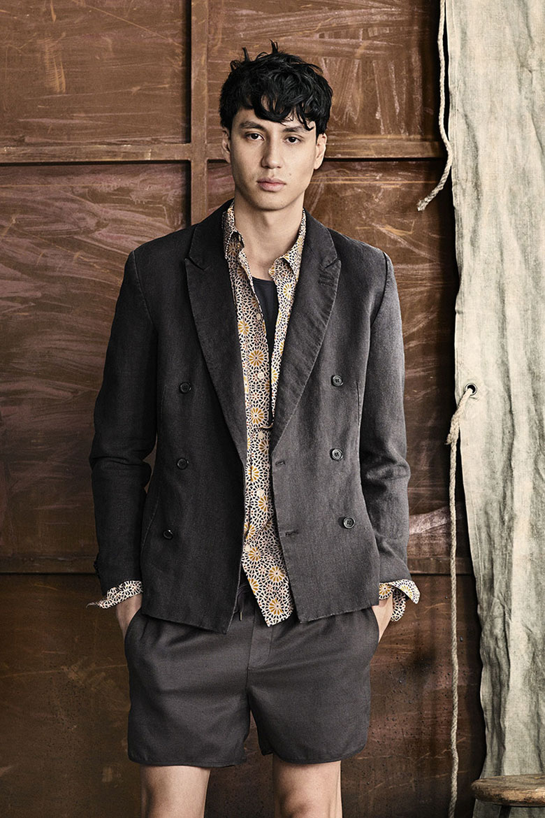 简约时尚 瑞典时装品牌 H&M 2014夏季男装造型搭配