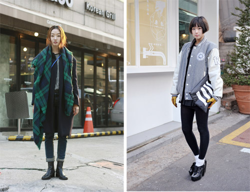 首尔潮人街拍 别样的风情